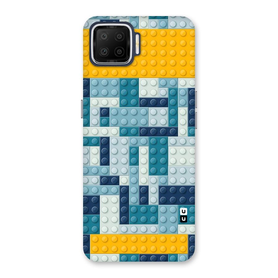 Blocks Blues Back Case for Oppo F17