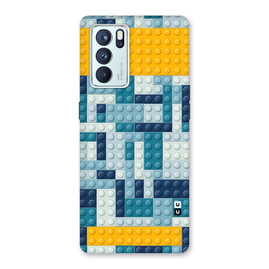 Blocks Blues Back Case for Oppo Reno6 Pro 5G