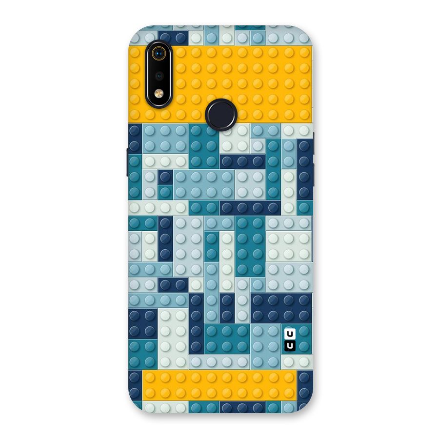 Blocks Blues Back Case for Realme 3i
