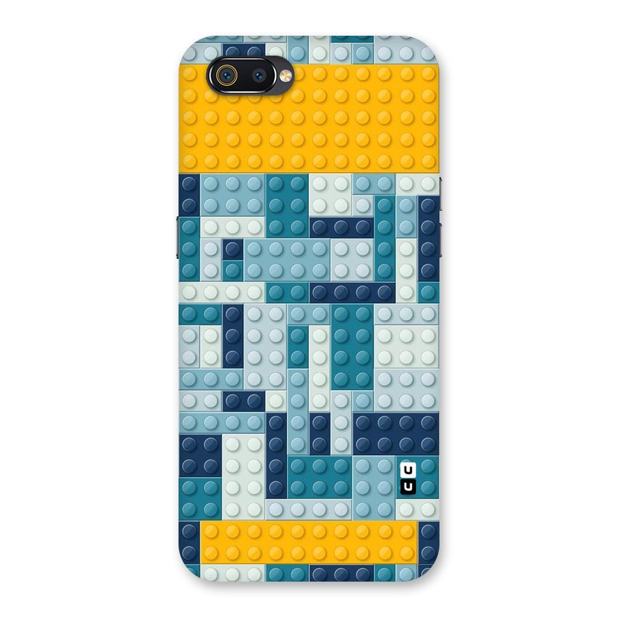 Blocks Blues Back Case for Realme C2