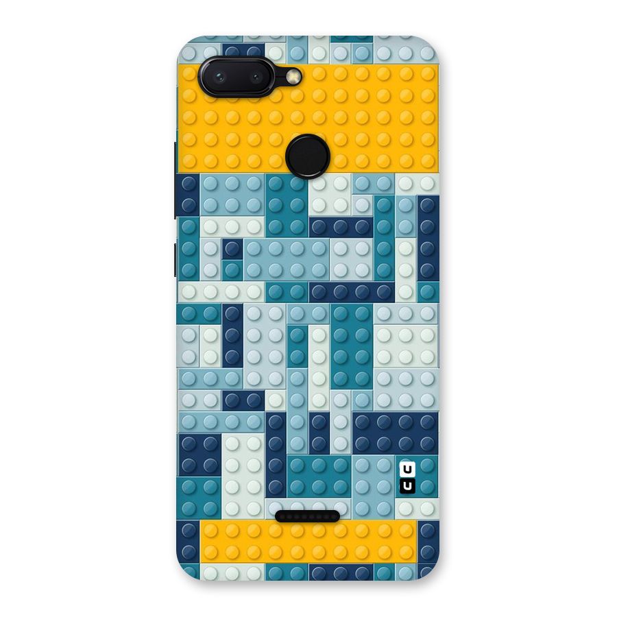 Blocks Blues Back Case for Redmi 6