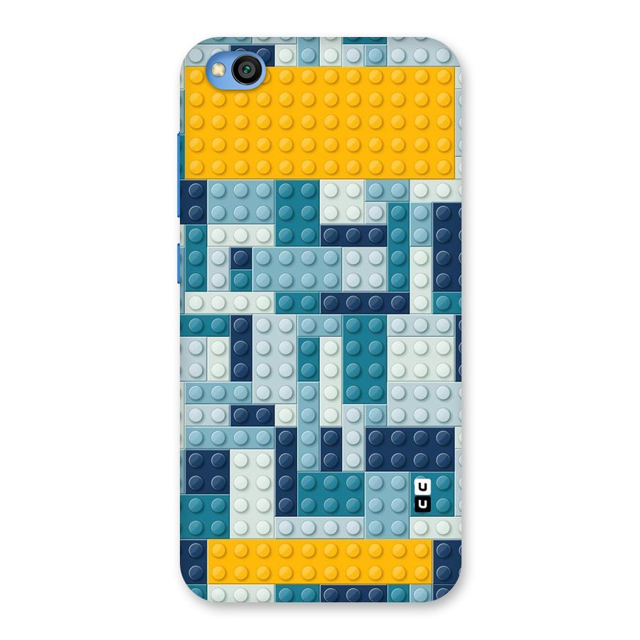 Blocks Blues Back Case for Redmi Go