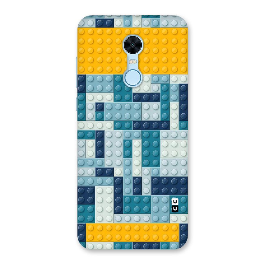 Blocks Blues Back Case for Redmi Note 5