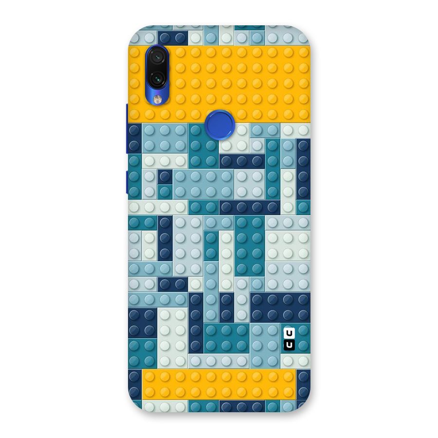 Blocks Blues Back Case for Redmi Note 7S