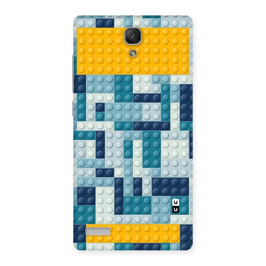 Blocks Blues Back Case for Redmi Note Prime