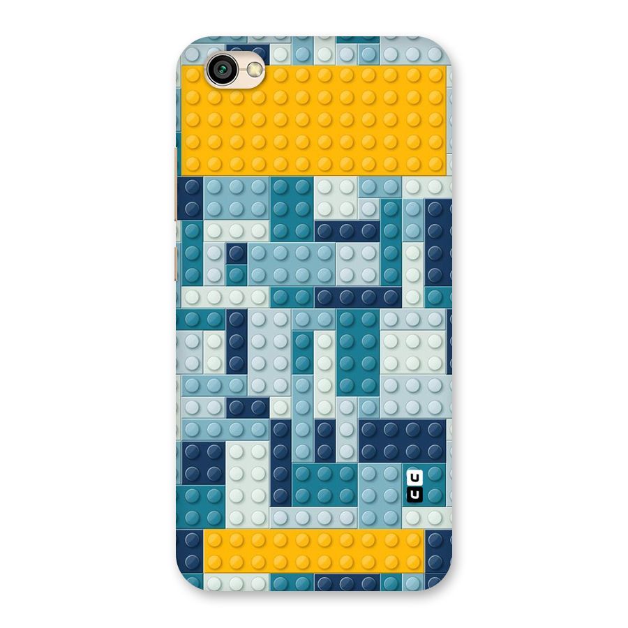 Blocks Blues Back Case for Redmi Y1 Lite