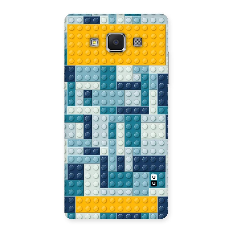 Blocks Blues Back Case for Samsung Galaxy A5