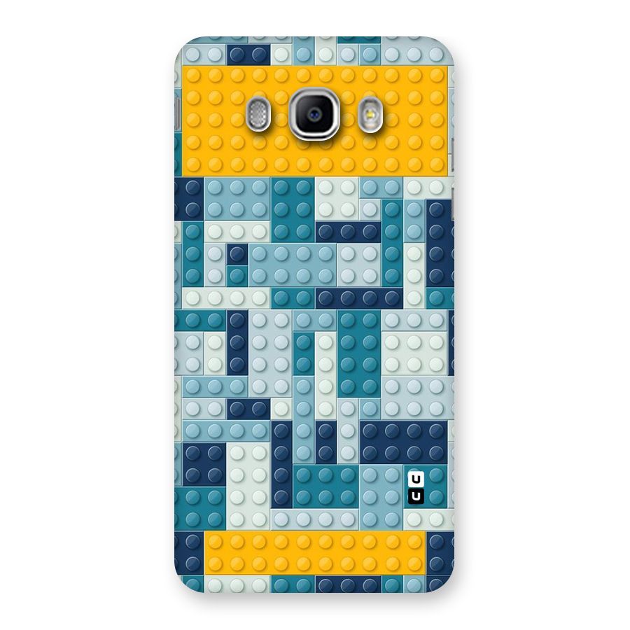 Blocks Blues Back Case for Samsung Galaxy J5 2016