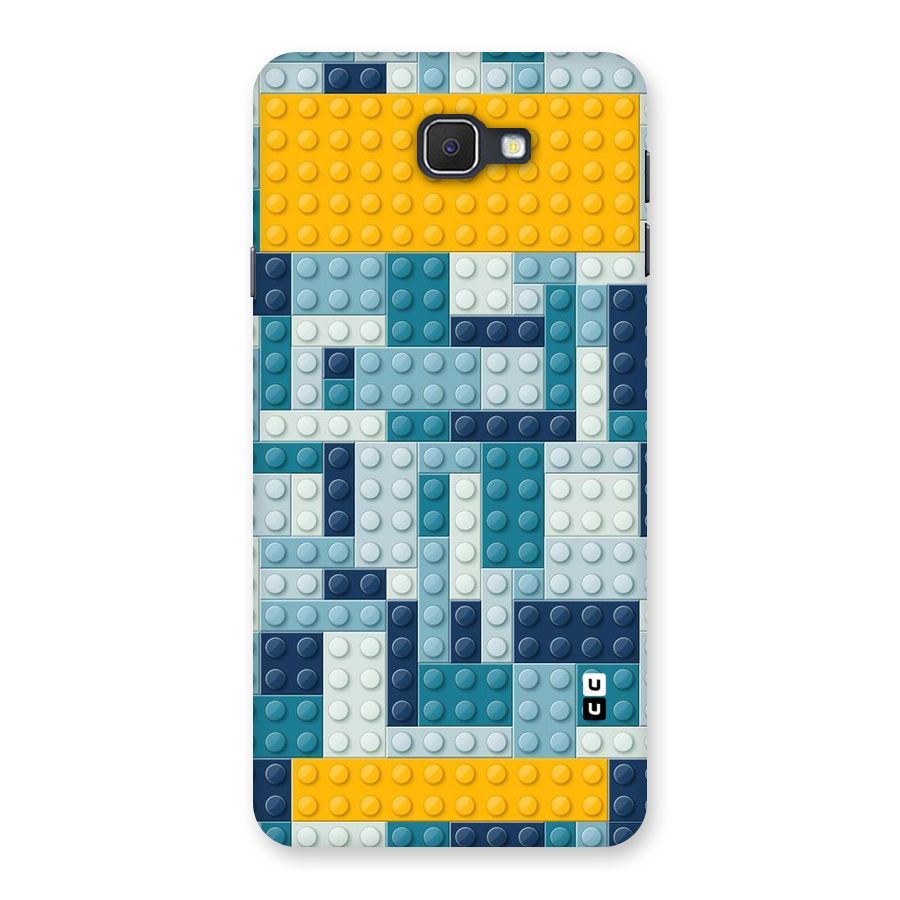 Blocks Blues Back Case for Samsung Galaxy J7 Prime
