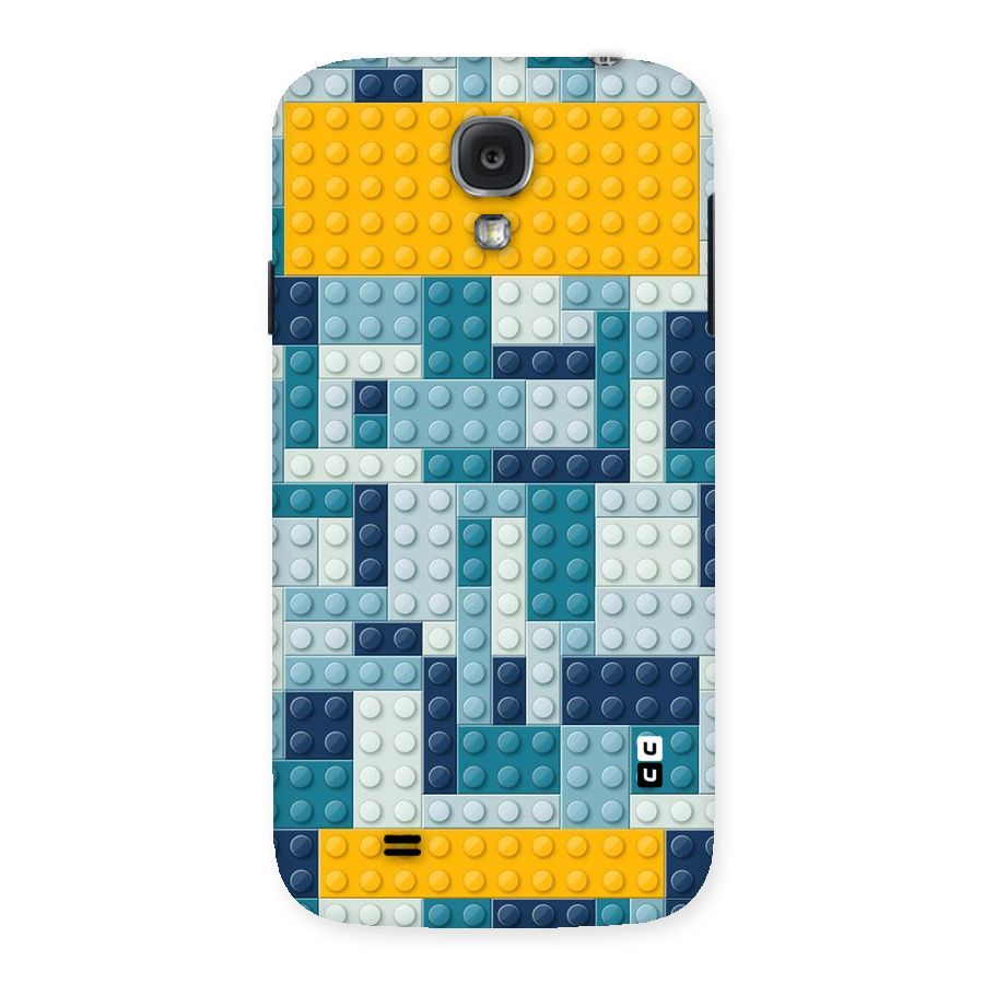 Blocks Blues Back Case for Samsung Galaxy S4