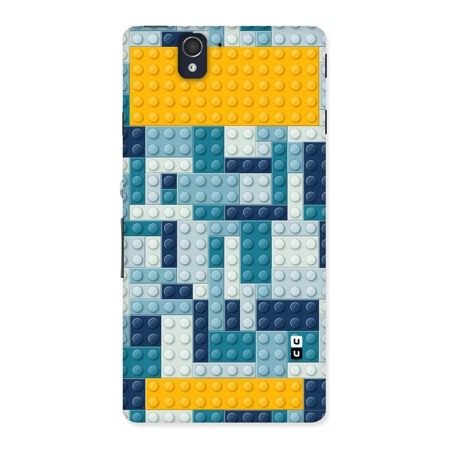 Blocks Blues Back Case for Sony Xperia Z