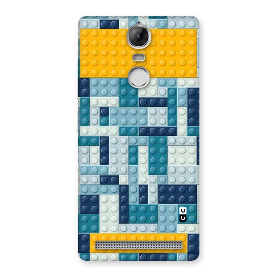 Blocks Blues Back Case for Vibe K5 Note