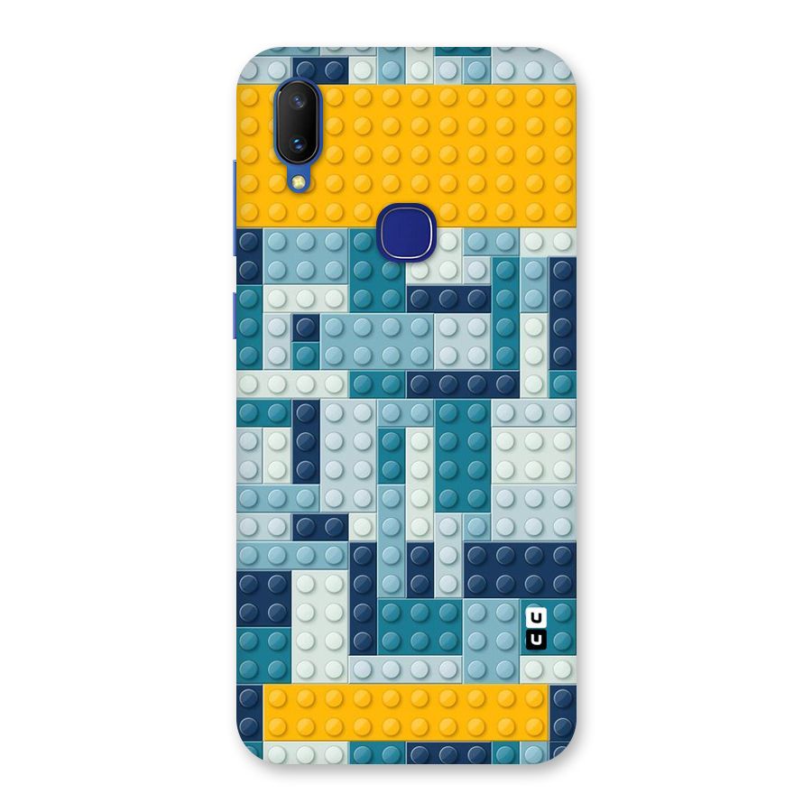 Blocks Blues Back Case for Vivo V11