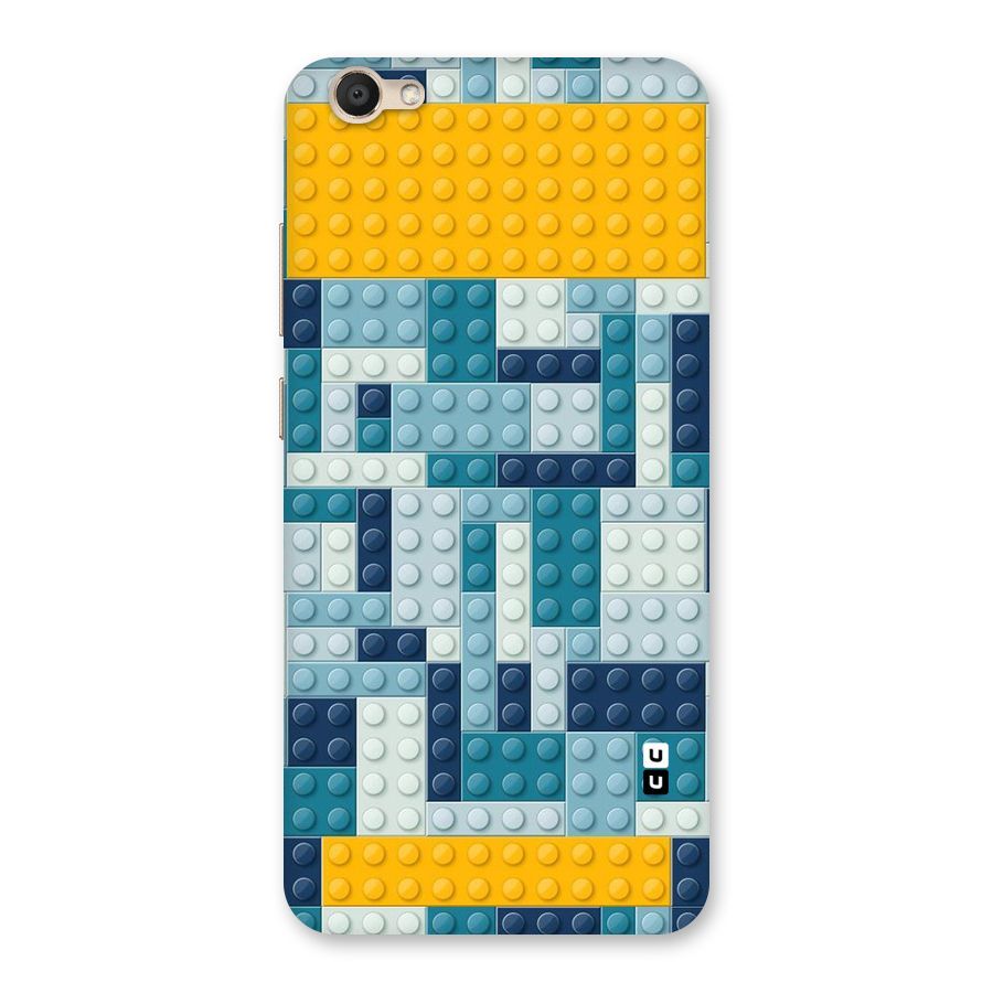 Blocks Blues Back Case for Vivo V5
