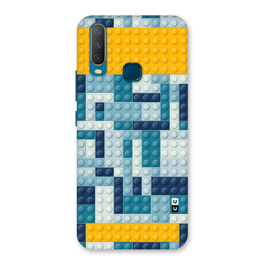 Blocks Blues Back Case for Vivo Y12