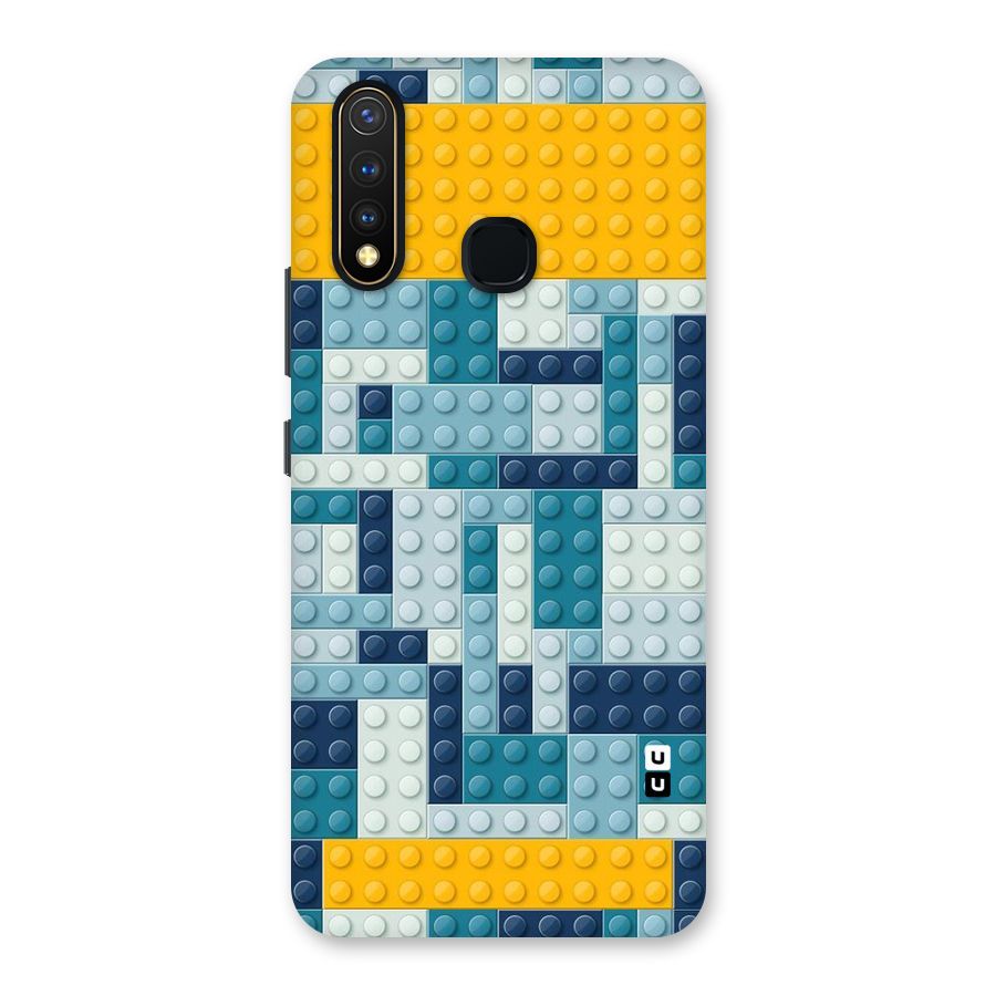 Blocks Blues Back Case for Vivo Y19