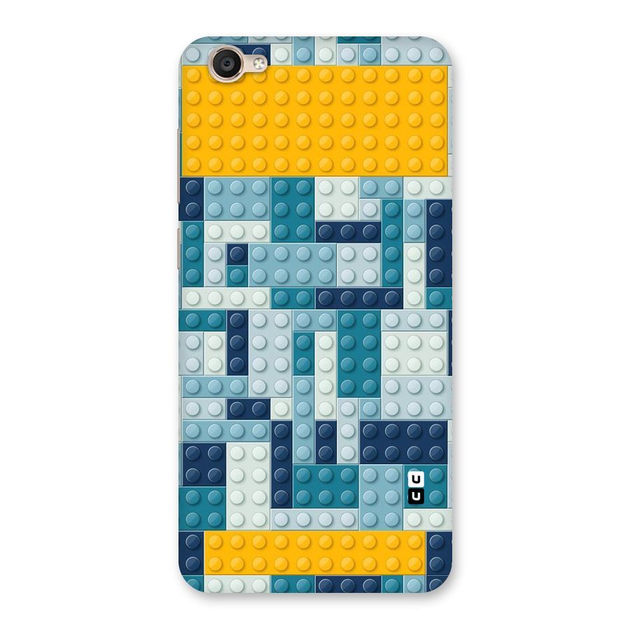 Blocks Blues Back Case for Vivo Y55s
