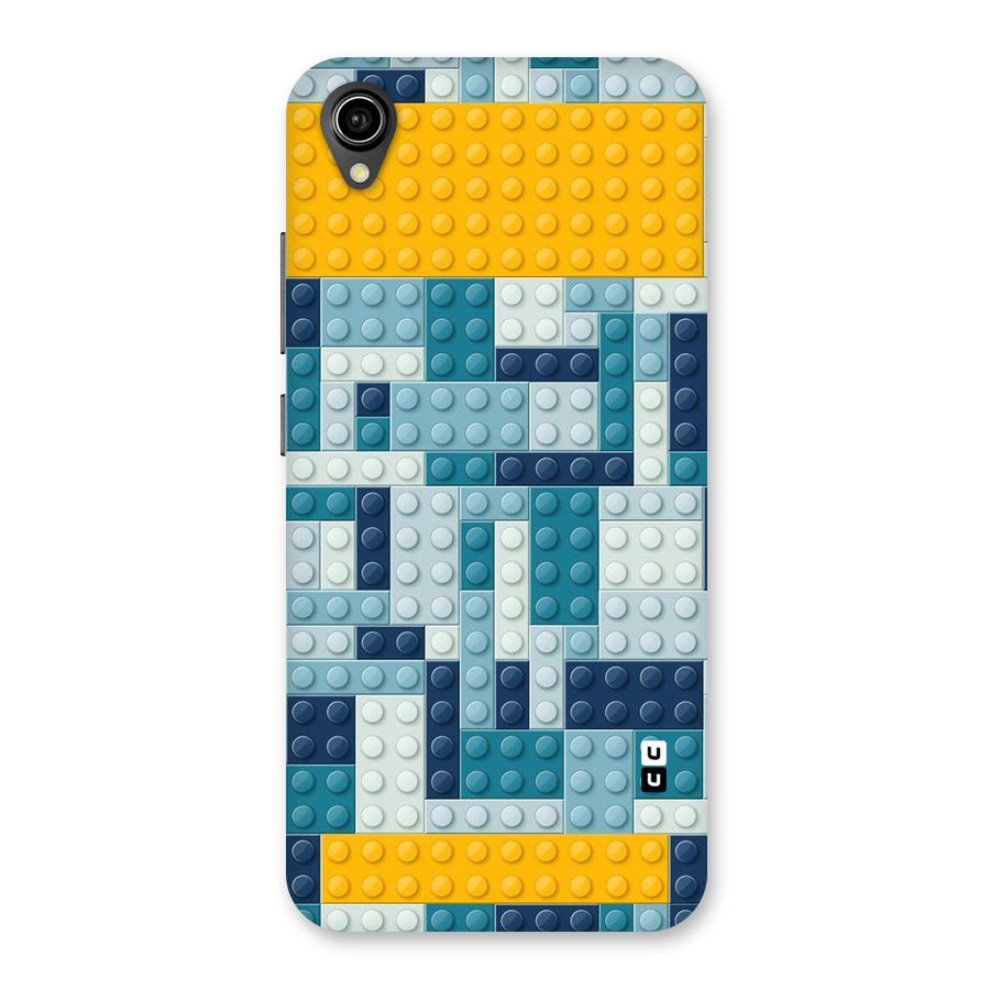 Blocks Blues Back Case for Vivo Y91i