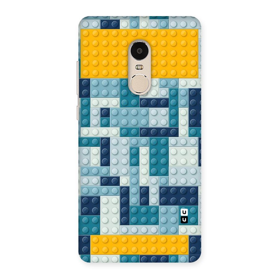 Blocks Blues Back Case for Xiaomi Redmi Note 4