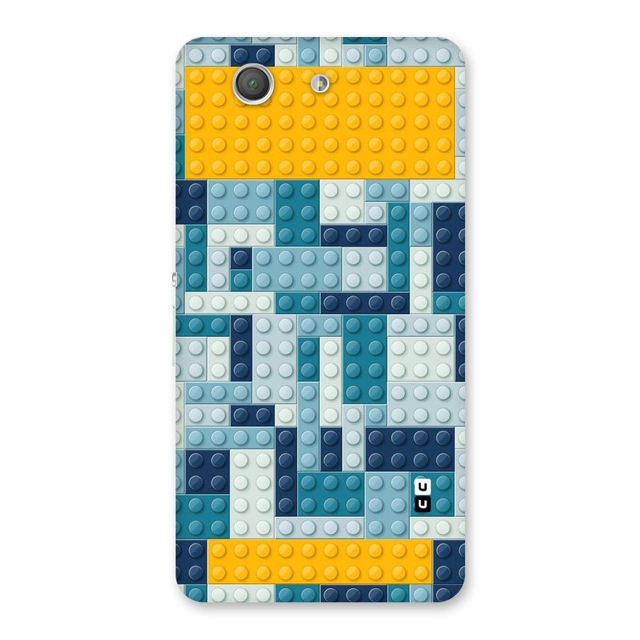 Blocks Blues Back Case for Xperia Z3 Compact