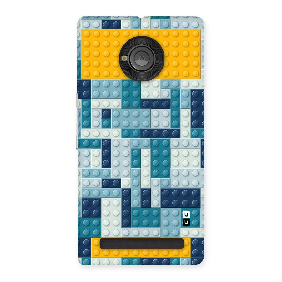 Blocks Blues Back Case for Yu Yuphoria