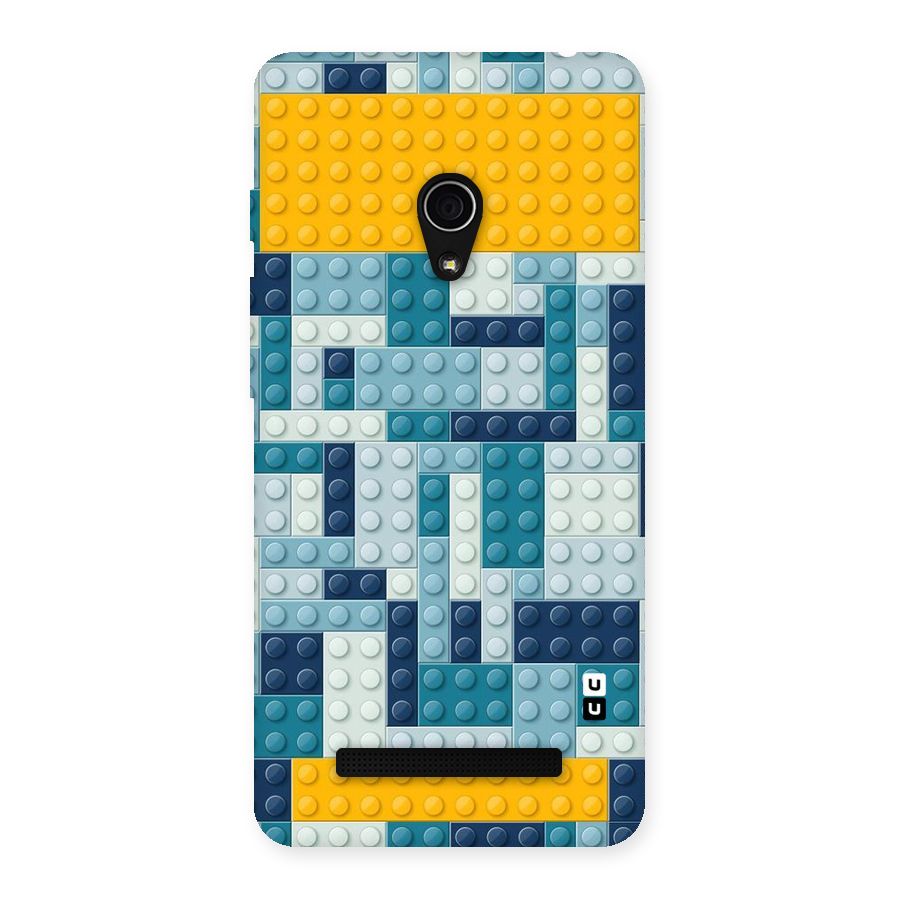 Blocks Blues Back Case for Zenfone 5