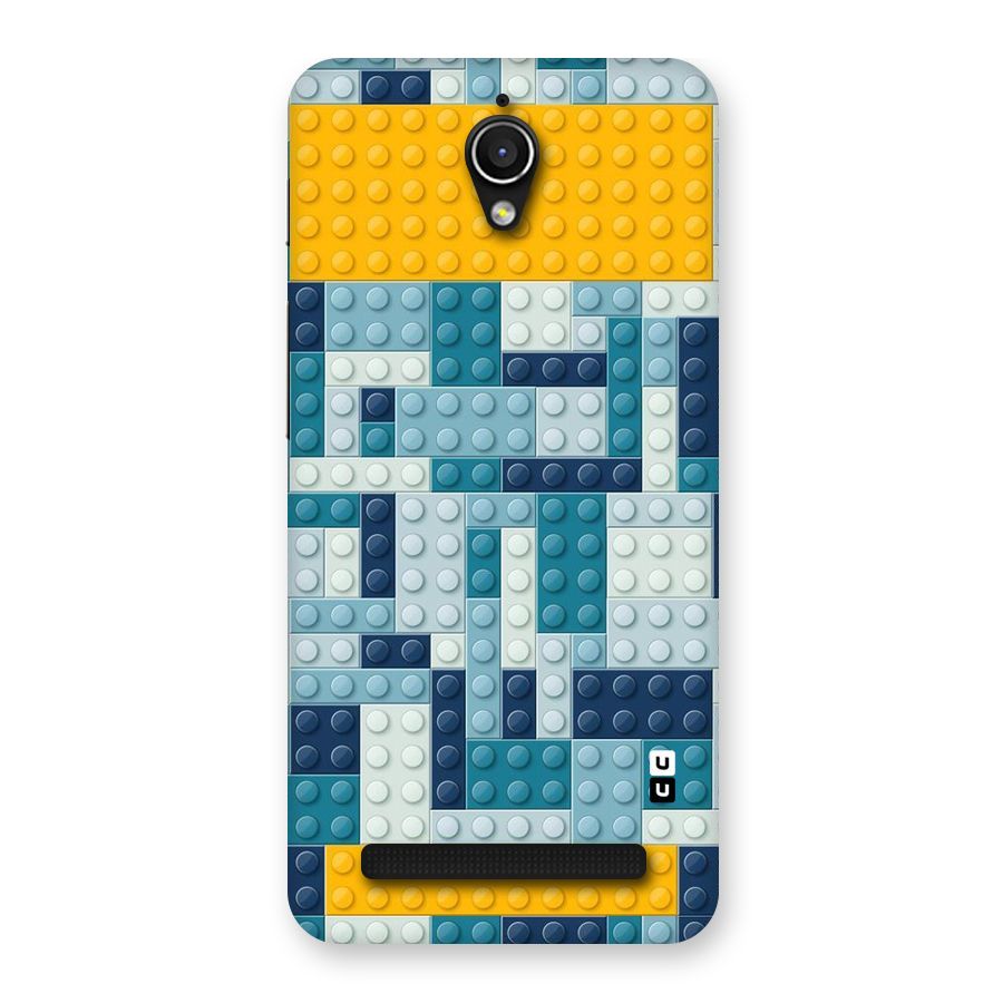 Blocks Blues Back Case for Zenfone Go