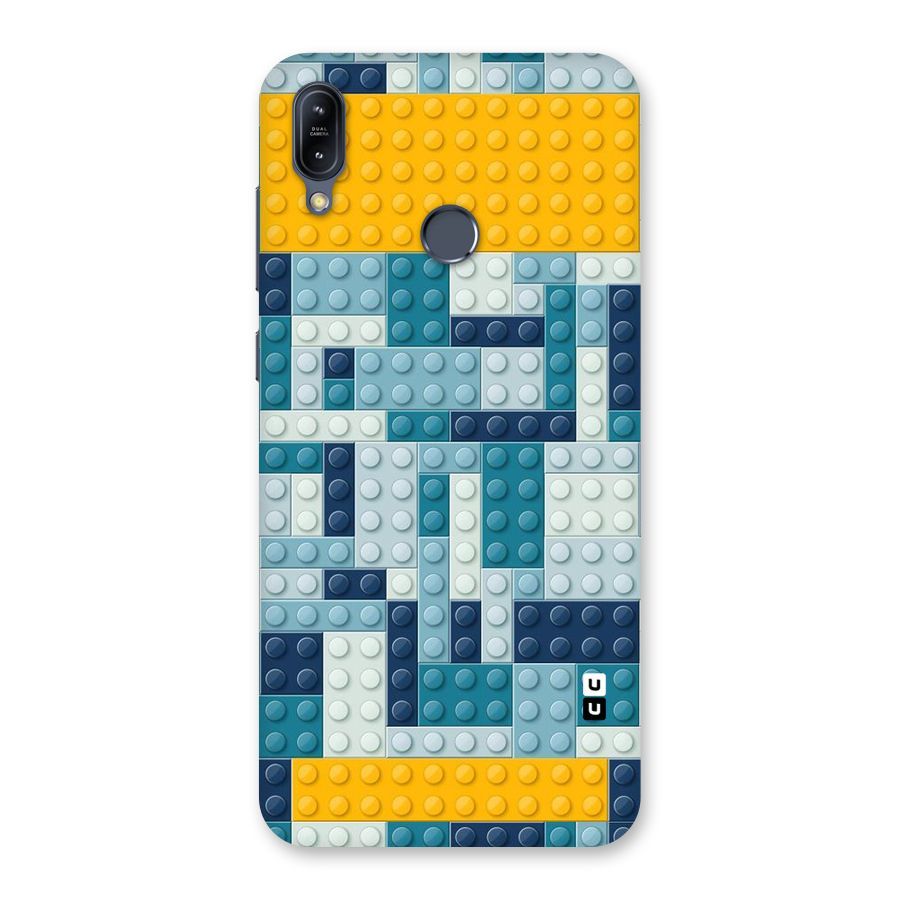 Blocks Blues Back Case for Zenfone Max M2