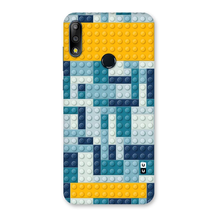 Blocks Blues Back Case for Zenfone Max Pro M2