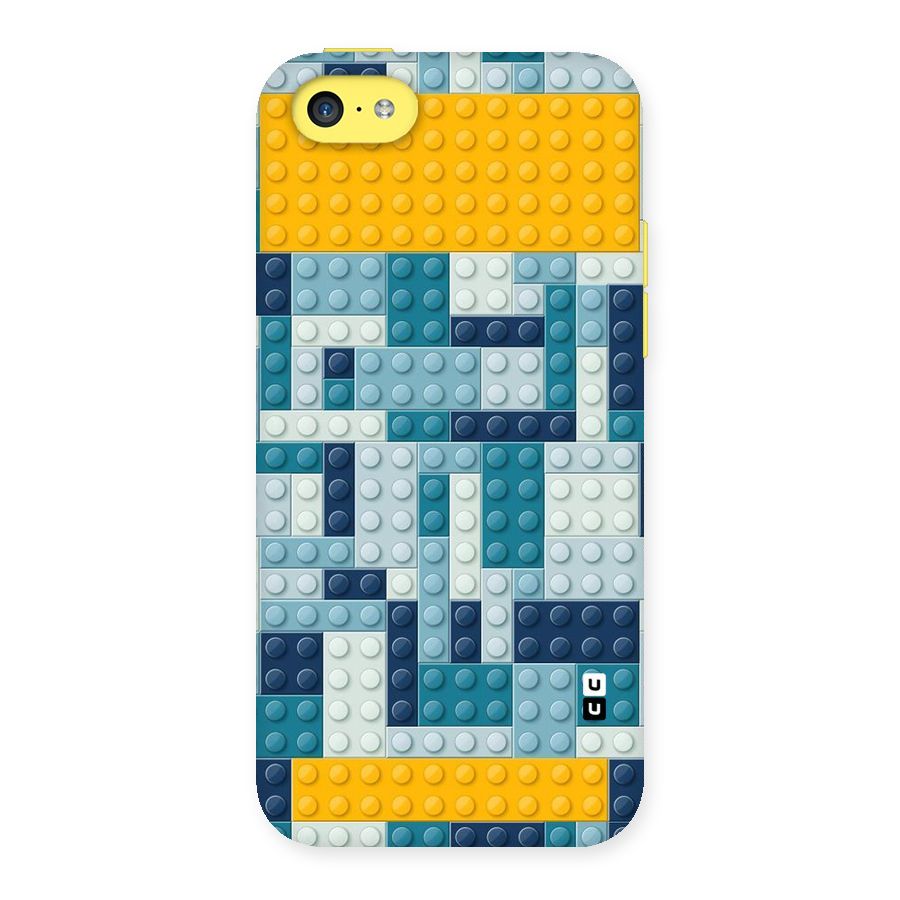 Blocks Blues Back Case for iPhone 5C