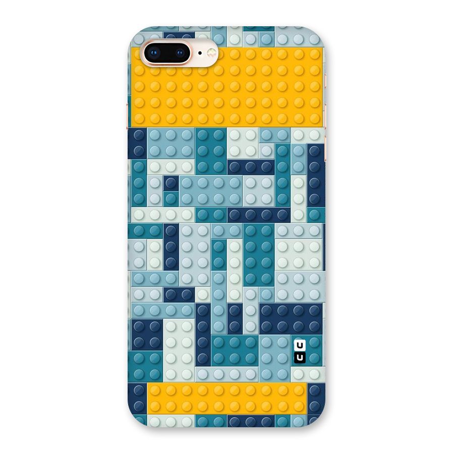 Blocks Blues Back Case for iPhone 8 Plus