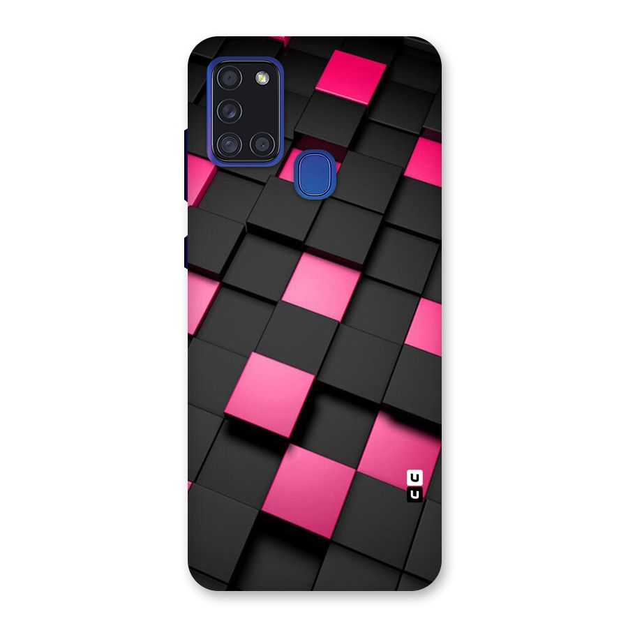 Blocks Diagonal Back Case for Galaxy A21s