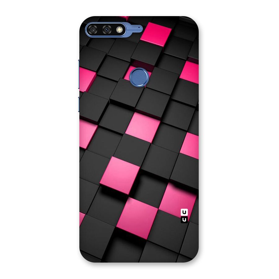 Blocks Diagonal Back Case for Honor 7C