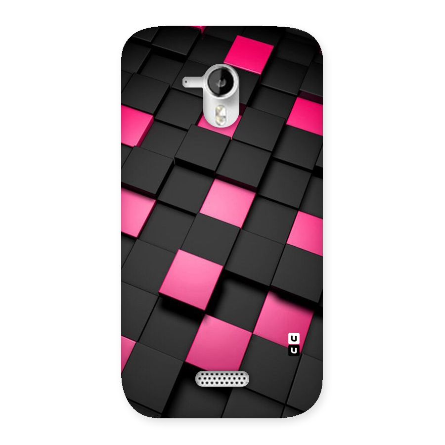 Blocks Diagonal Back Case for Micromax Canvas HD A116
