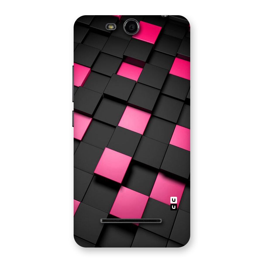 Blocks Diagonal Back Case for Micromax Canvas Juice 3 Q392