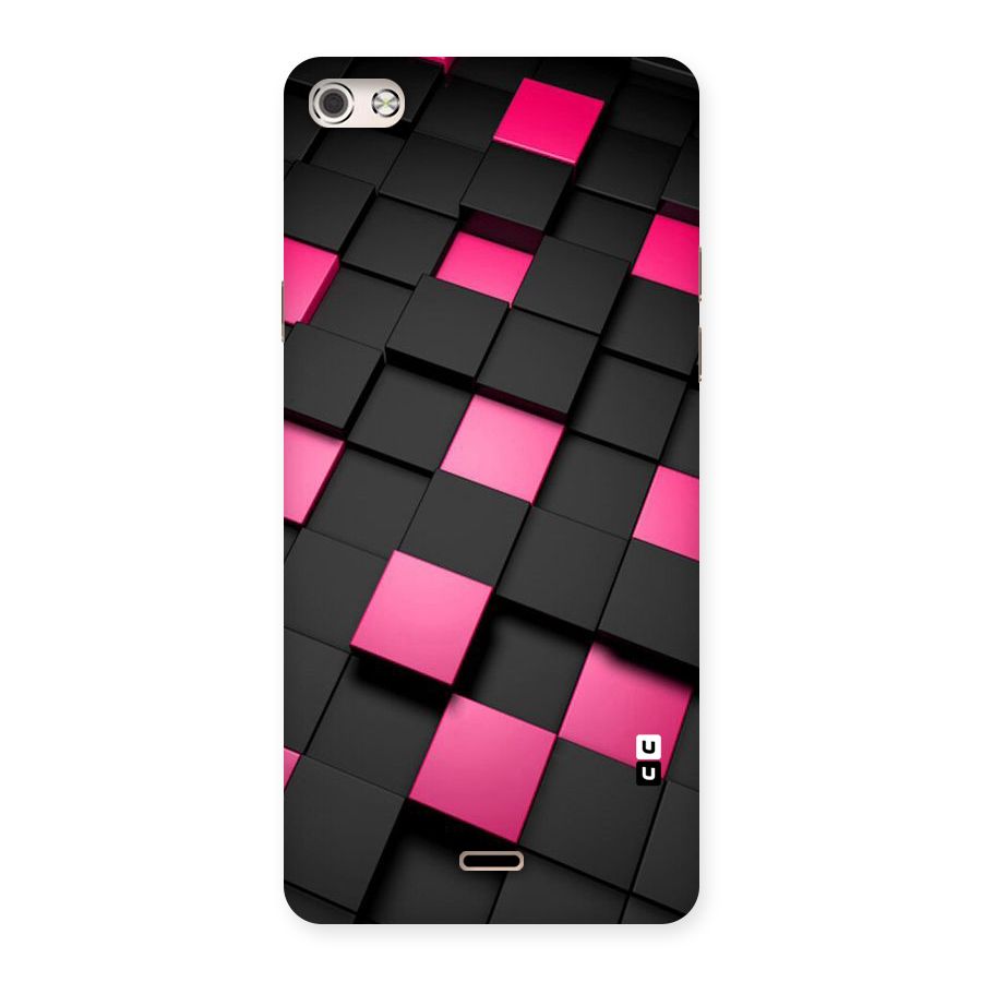 Blocks Diagonal Back Case for Micromax Canvas Silver 5