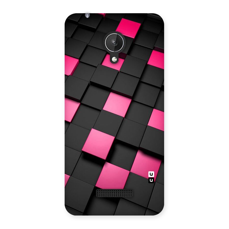 Blocks Diagonal Back Case for Micromax Canvas Spark Q380