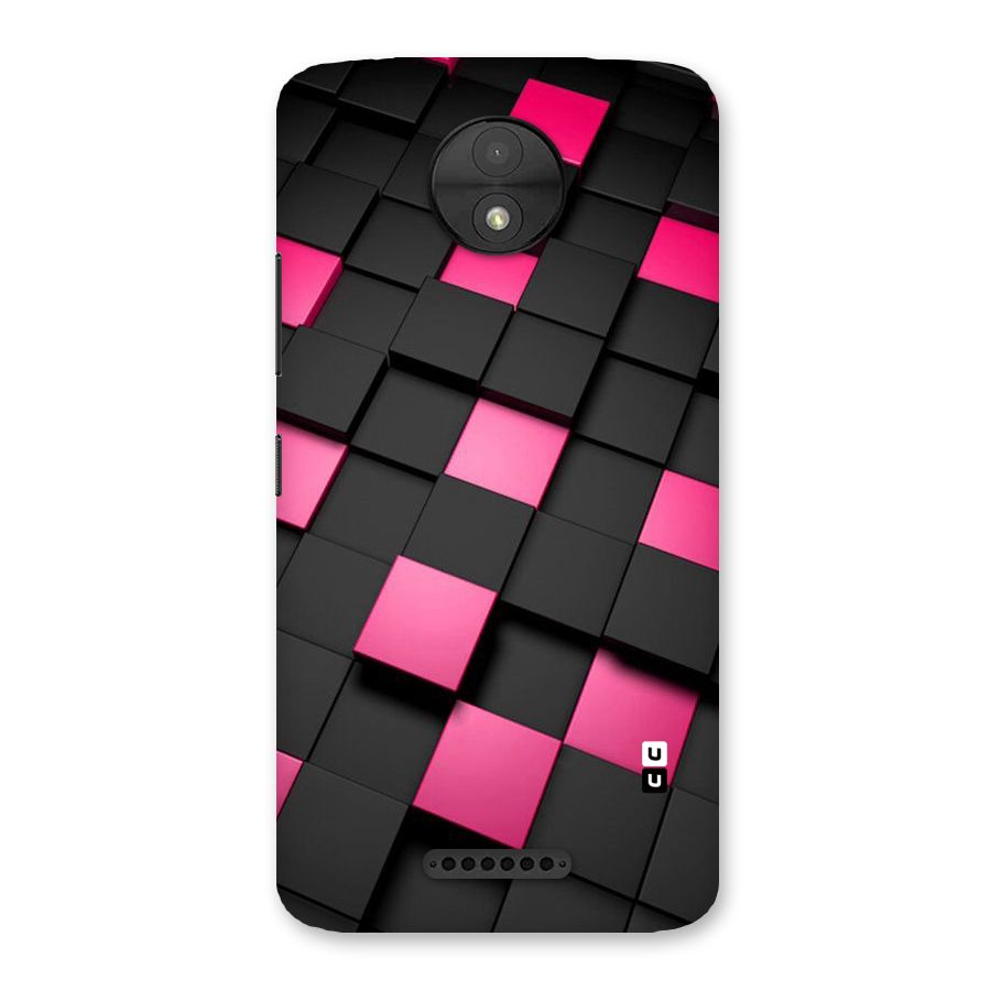 Blocks Diagonal Back Case for Moto C