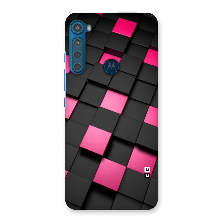 Blocks Diagonal Back Case for Motorola One Fusion Plus