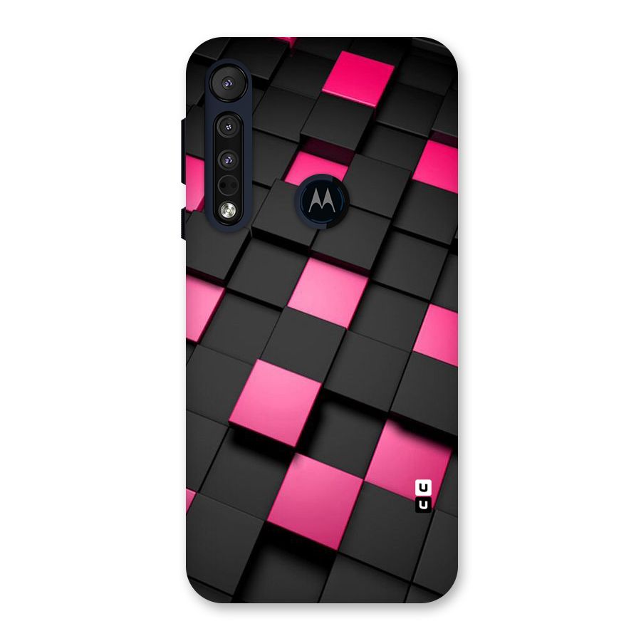 Blocks Diagonal Back Case for Motorola One Macro