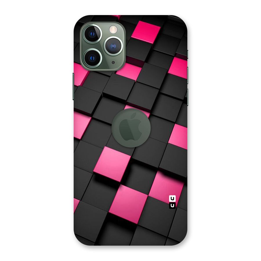 Blocks Diagonal Back Case for iPhone 11 Pro Logo  Cut