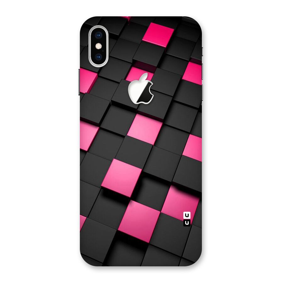 Blocks Diagonal Back Case for iPhone XS Max Apple Cut