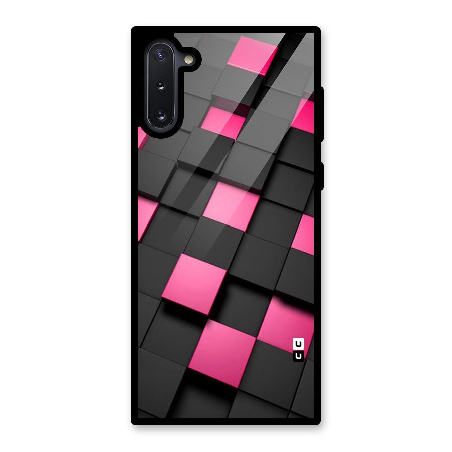Blocks Diagonal Glass Back Case for Galaxy Note 10