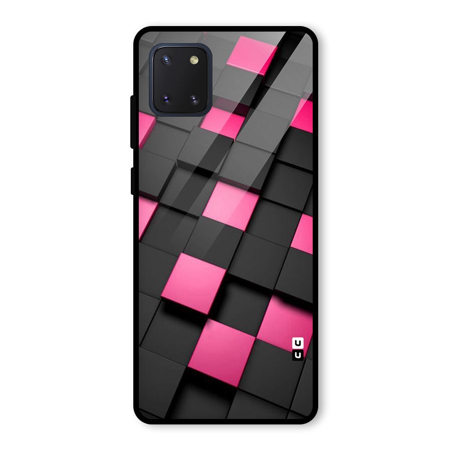 Blocks Diagonal Glass Back Case for Galaxy Note 10 Lite