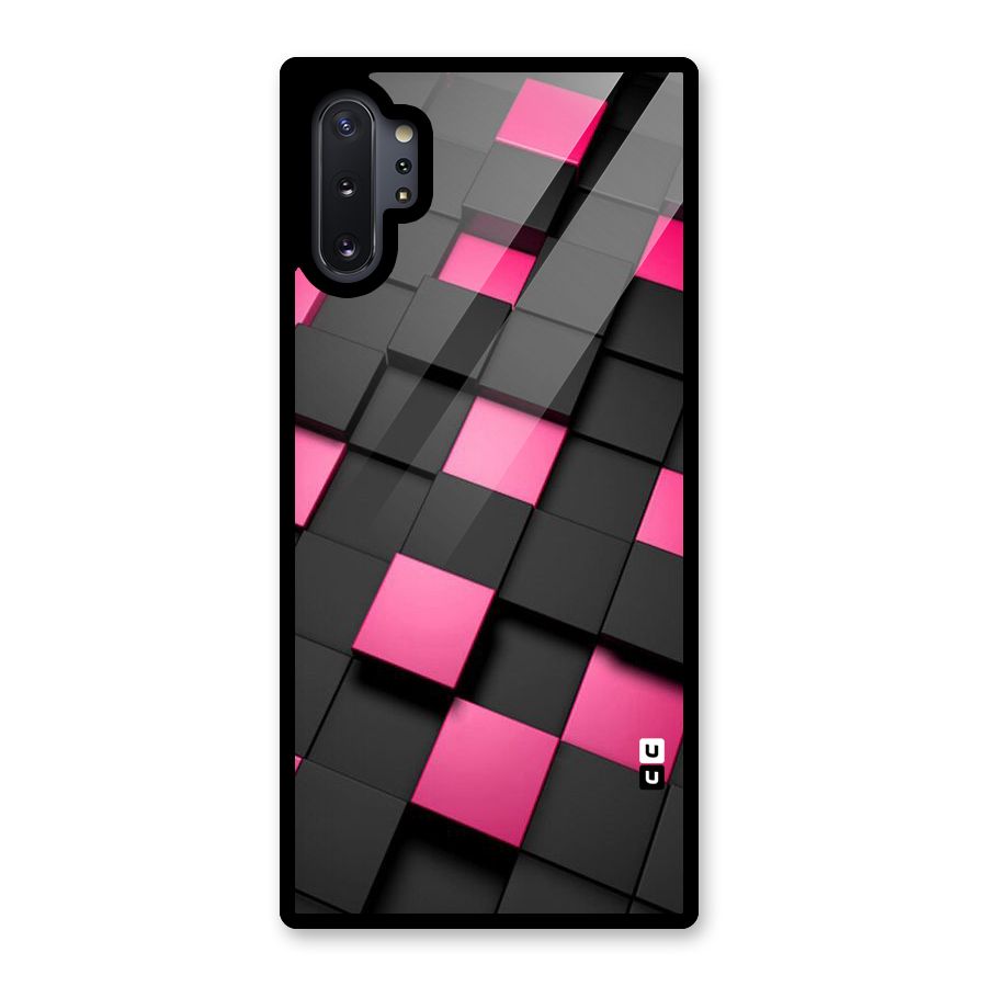 Blocks Diagonal Glass Back Case for Galaxy Note 10 Plus