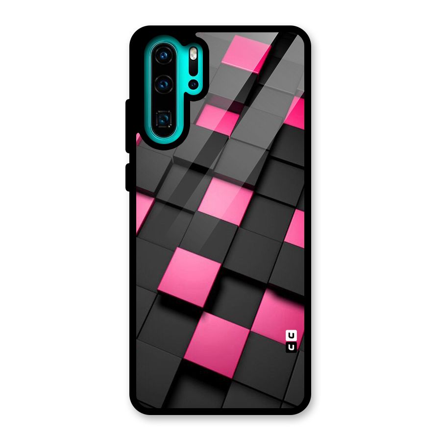 Blocks Diagonal Glass Back Case for Huawei P30 Pro