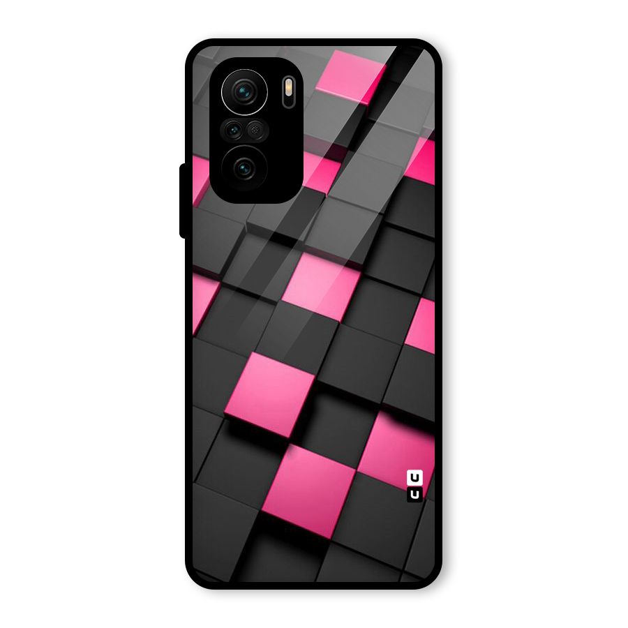 Blocks Diagonal Glass Back Case for Mi 11x