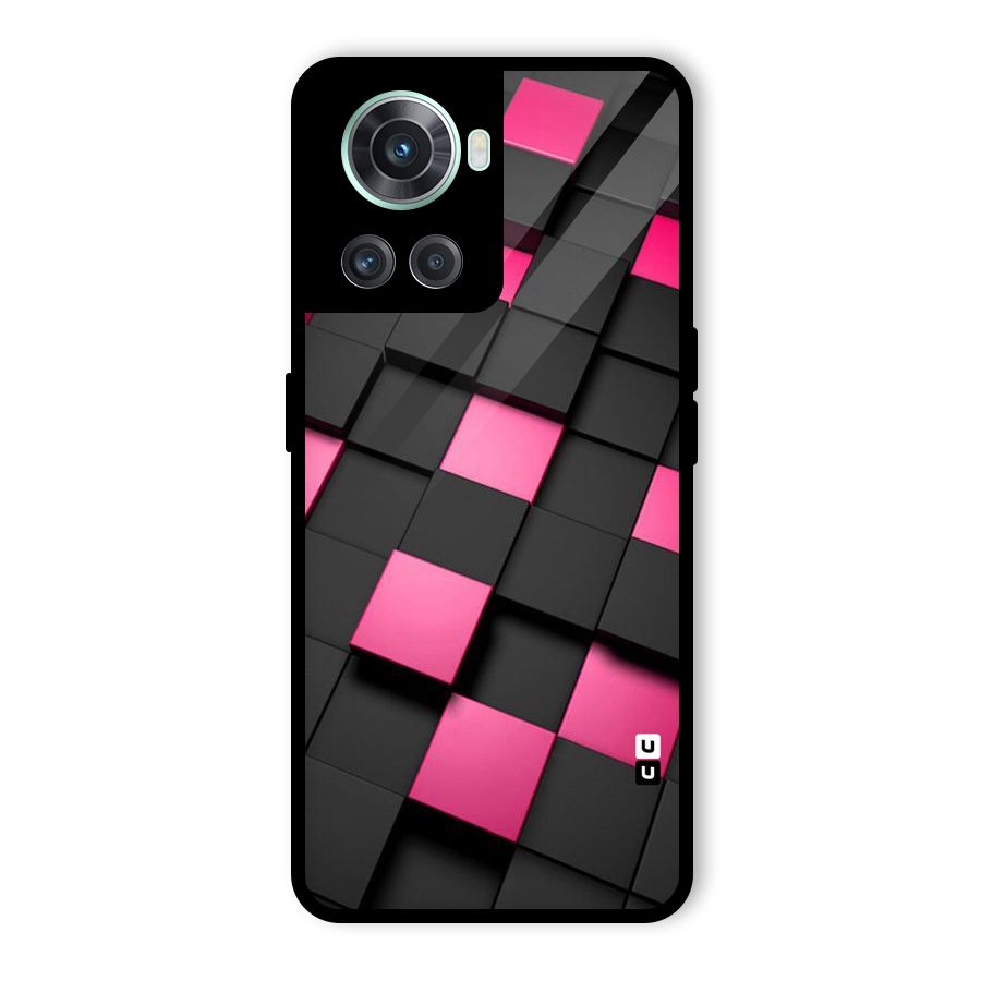 Blocks Diagonal Glass Back Case for OnePlus 10R