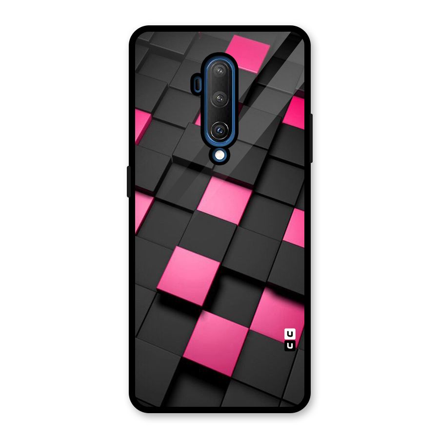 Blocks Diagonal Glass Back Case for OnePlus 7T Pro