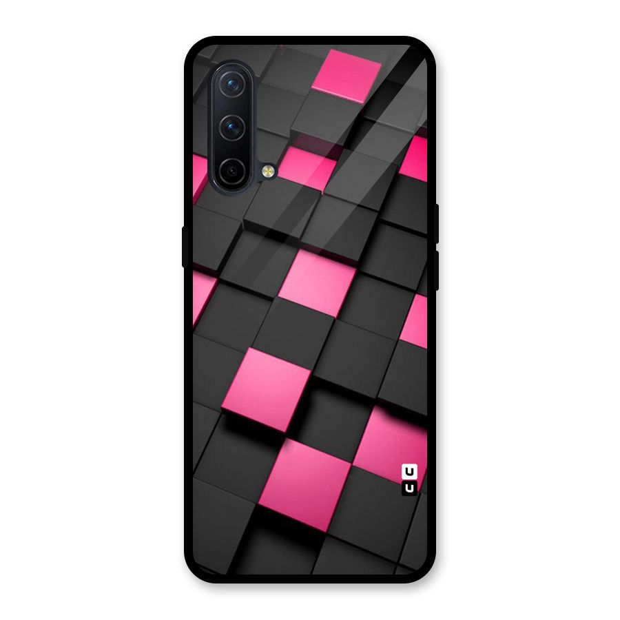 Blocks Diagonal Glass Back Case for OnePlus Nord CE 5G